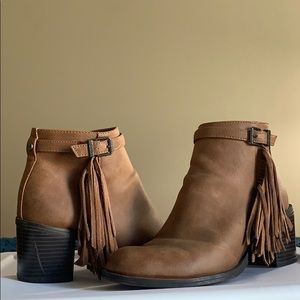 Sam Edelman Jolie Fringe Tassle Booties